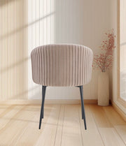 CHAISE CARLITA PIEDS NOIR