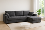 CANAPÉ D'ANGLE RÉVERSIBLE FARO GRIS