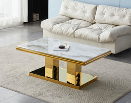 TABLE BASSE VERSUS EFFET MARBRÉ