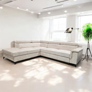 CANAPÉ D'ANGLE ALMA BEIGE