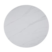 TABLE BASSE POLPO EFFET MARBRÉ / PIEDS BEIGE