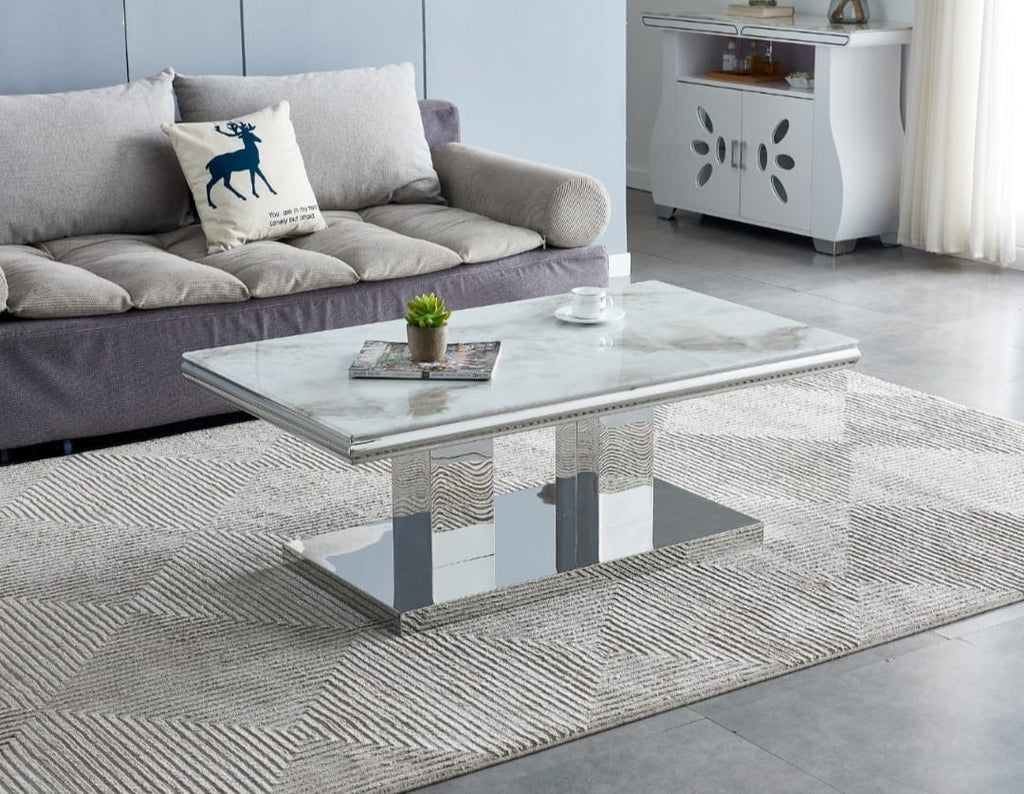 TABLE BASSE VERSUS EFFET MARBRÉ