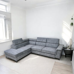 CANAPÉ D'ANGLE ALMA GRIS