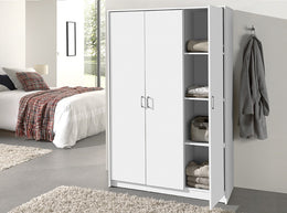 ARMOIRE 3 PORTES RAY BLANCHE