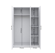 ARMOIRE 3 PORTES RAY BLANCHE