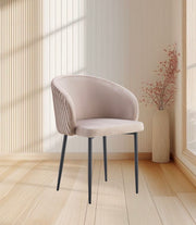 CHAISE CARLITA PIEDS NOIR