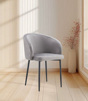 CHAISE CARLITA PIEDS NOIR