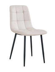 CHAISE ELISA BEIGE / PIEDS NOIR