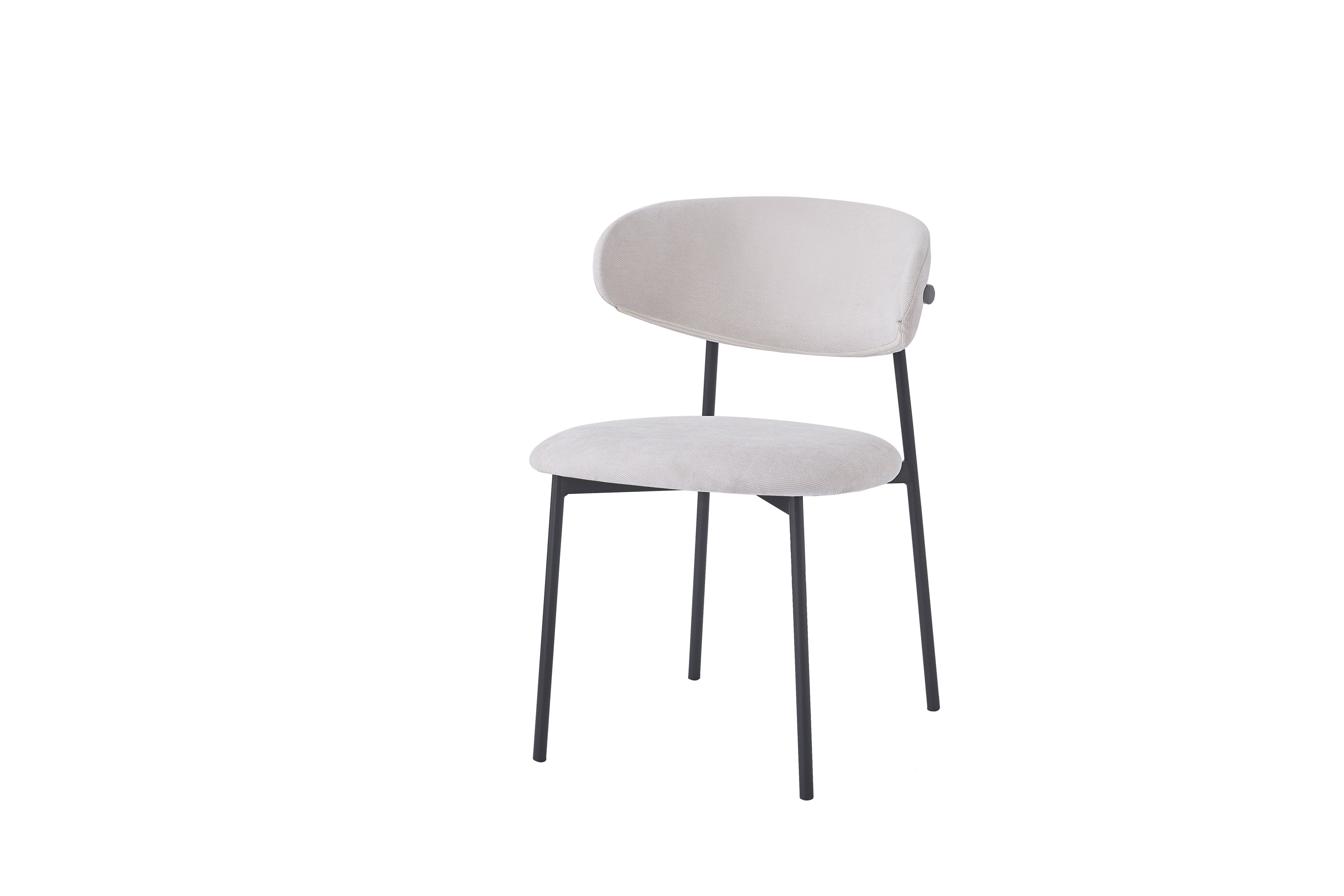 CHAISE LULU BEIGE / PIEDS NOIR