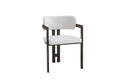 CHAISE MELLOW BEIGE / PIEDS NOYER