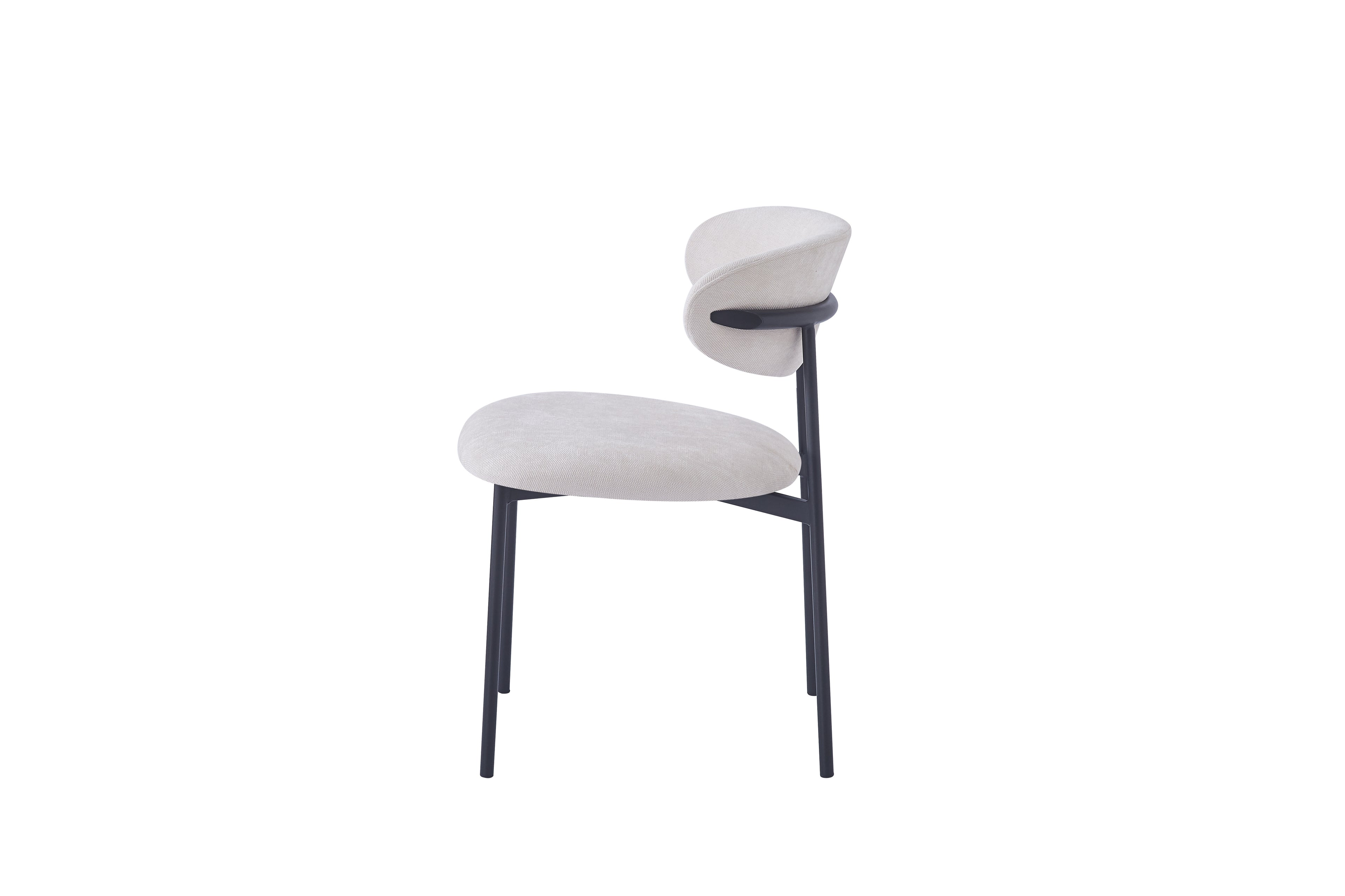 CHAISE LULU BEIGE / PIEDS NOIR