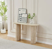 CONSOLE CALYPSO FULL TRAVERTIN EFFET TRAVERTIN