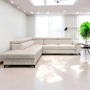 CANAPÉ D'ANGLE ALMA BEIGE