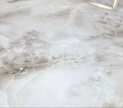 MEUBLE TV 602 EFFET MARBRÉ / PIEDS DORÉ