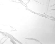 TABLE BASSE GIGOGNE LIVIA EFFET MARBRÉ / PIEDS BLANC