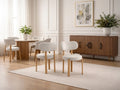 CHAISE HAILEY BEIGE / PIEDS BOIS