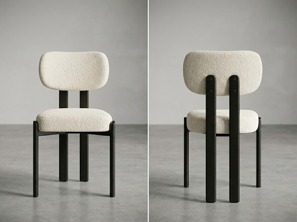 CHAISE HERA PIEDS NOIR