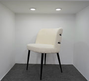 CHAISE TANYA BEIGE CLAIR / PIEDS NOIR