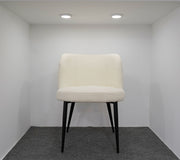 CHAISE TANYA BEIGE CLAIR / PIEDS NOIR