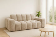 CANAPÉ 3 PLACES KORA TAUPE