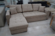 CANAPÉ D'ANGLE RÉVERSIBLE FARO BEIGE