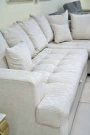 CANAPÉ D'ANGLE LARY BEIGE