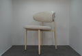 CHAISE LUCILE VELOURS BEIGE / PIEDS BEIGE