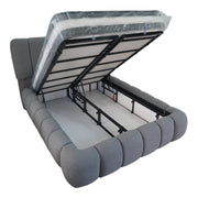 LIT COFFRE BUBBLE GRIS