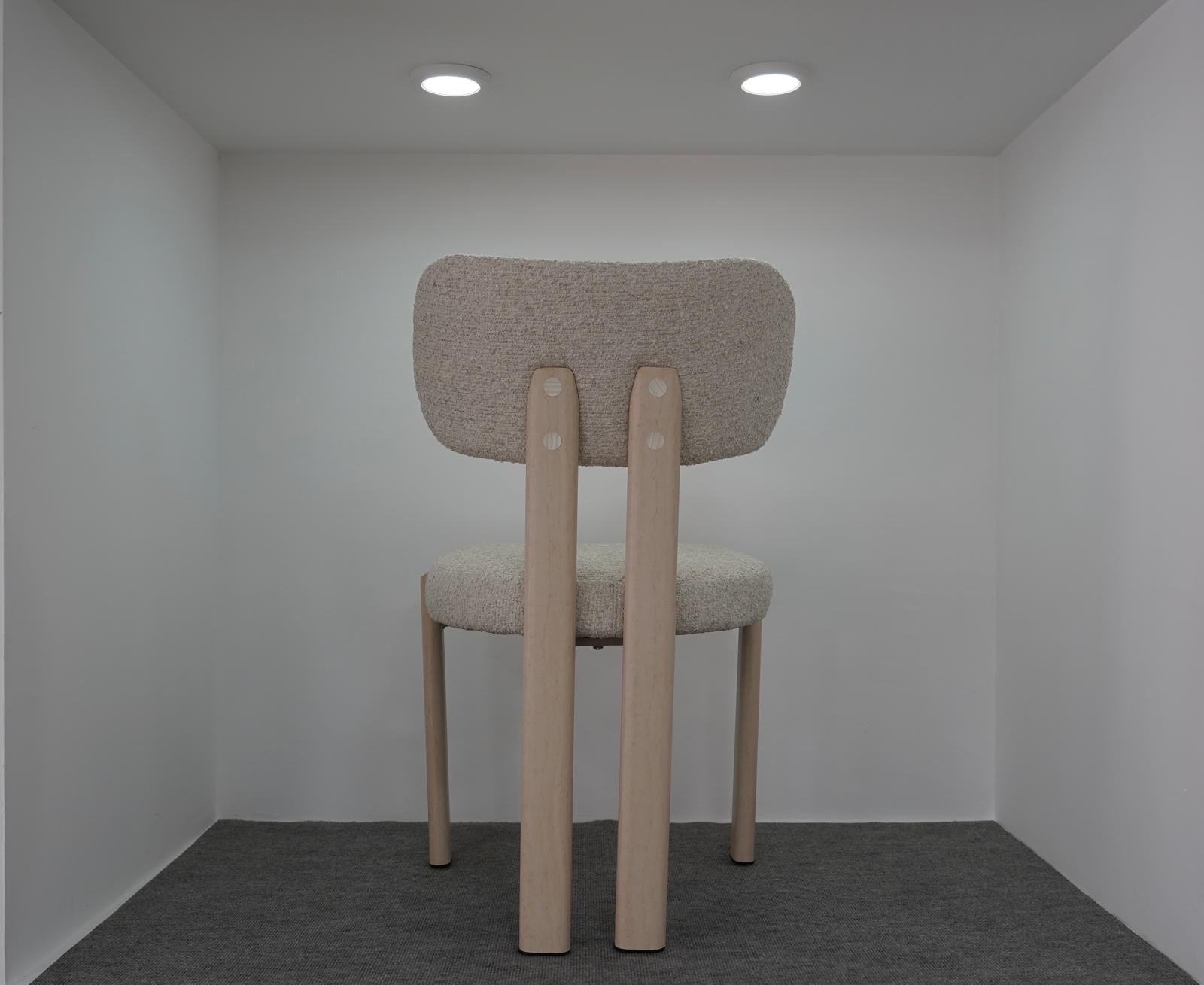 CHAISE HERA PIEDS BOIS CLAIR