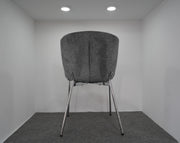 CHAISE JENA PIEDS ARGENTÉ