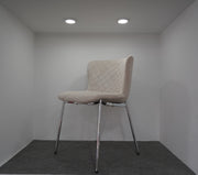 CHAISE JENA PIEDS ARGENTÉ