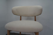 CHAISE LUCILE BEIGE / PIEDS BOIS