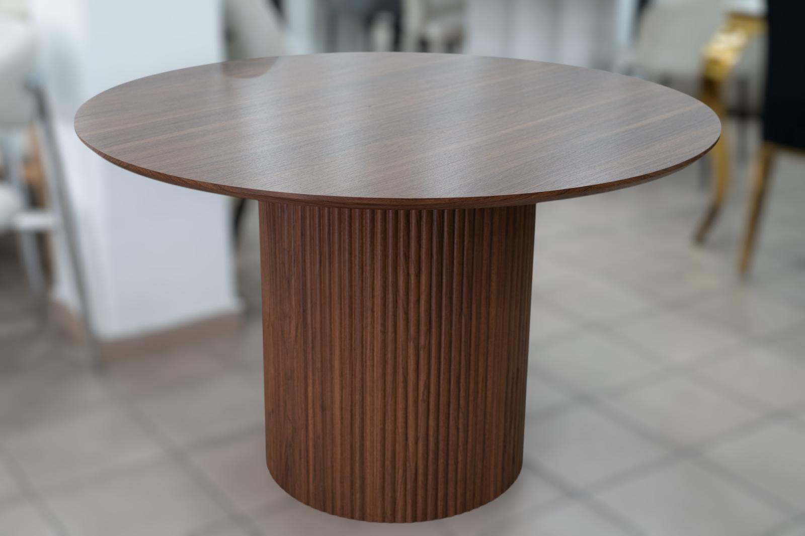 TABLE REPAS RONDE LIVIA EFFET NOYER