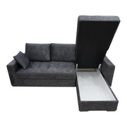 CANAPÉ D'ANGLE RÉVERSIBLE FARO GRIS