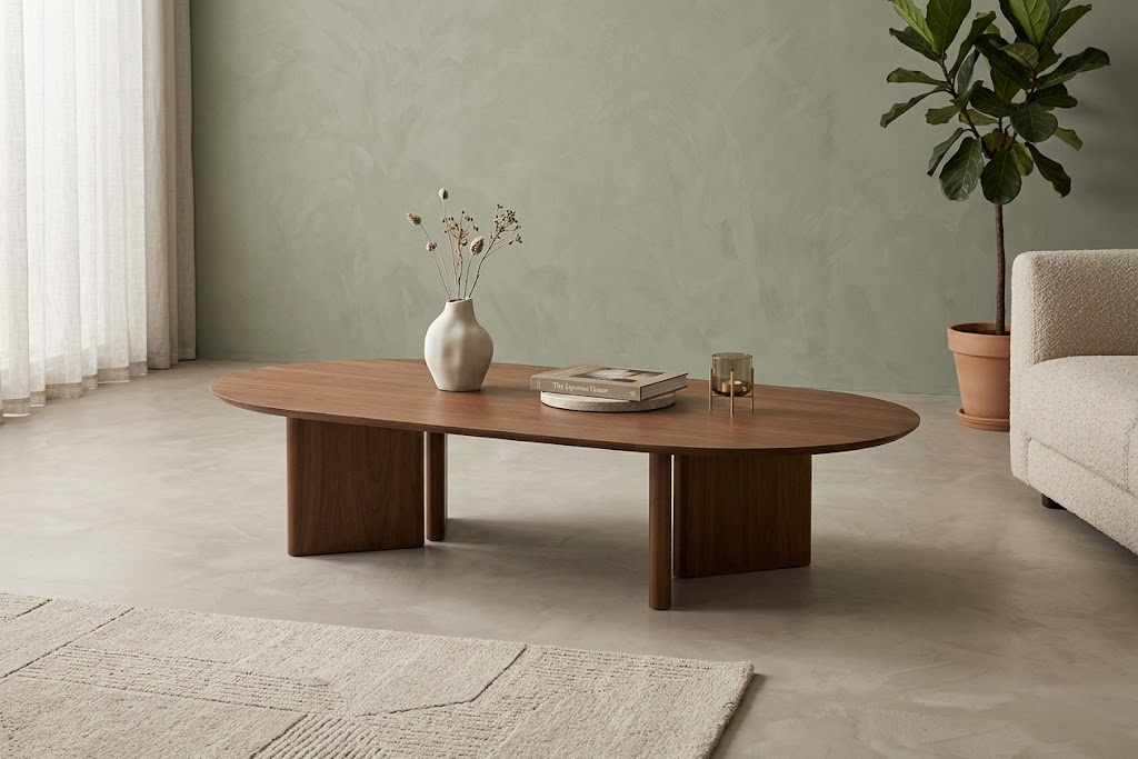 TABLE BASSE AMBRE EFFET NOYER