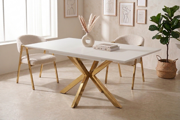 TABLE REPAS EXTENSIBLE SILVIA BLANC