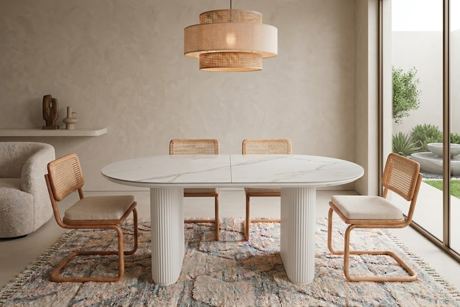 TABLE REPAS EXTENSIBLE OSLO