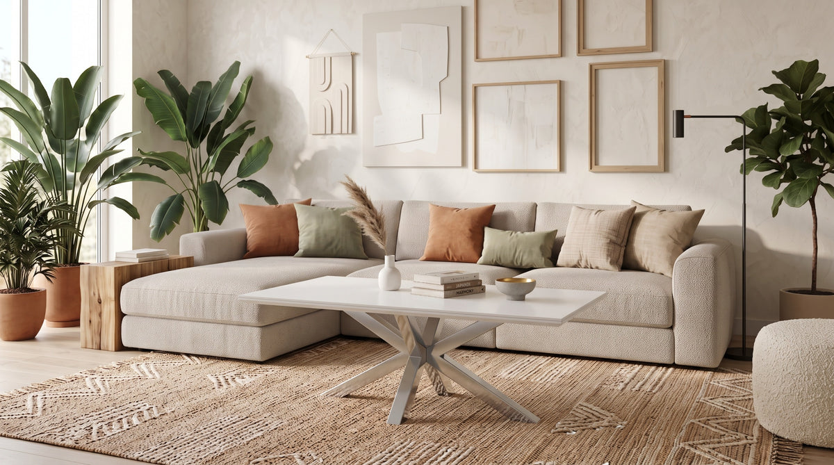 TABLE BASSE SILVIA BLANC
