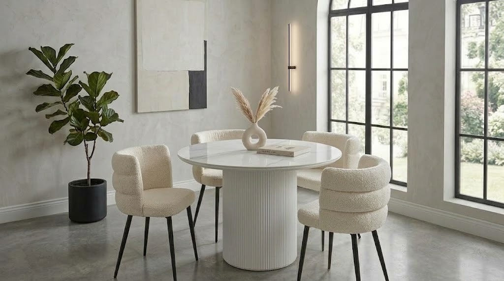PACK MILANO - TABLE REPAS + 4 CHAISES