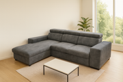 CANAPÉ D'ANGLE ARIZONA GRIS