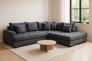 CANAPÉ D'ANGLE LARY GRIS