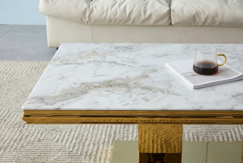 TABLE BASSE VERSUS EFFET MARBRÉ
