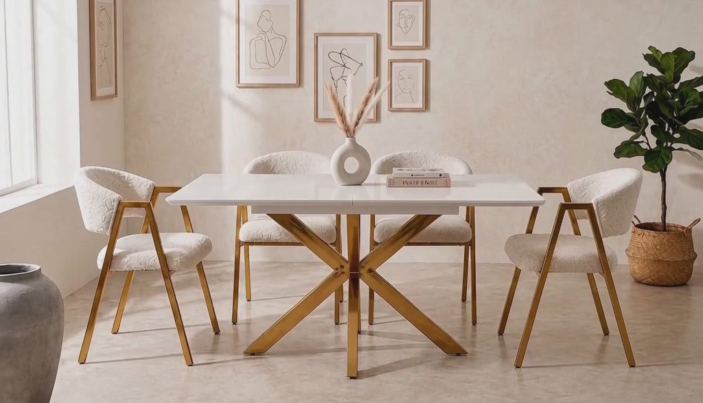 TABLE REPAS EXTENSIBLE SILVIA BLANC